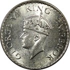 India-british George Vi Silver 1940  b  1 4 Rupee Unc Km  545  22 321 