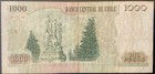 2001 Chile Paper Money - 1 000 Pesos Banknote 