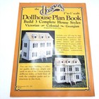 Houseworks Dollhouse Plan Book Build 3 Houses Victorian Colonial Georgian 1981