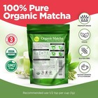 Organic Matcha Green Tea Powder 4oz  Pure Ceremonial Grade For Lattes   Baking