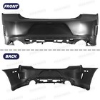 Srt 8 Style Rear Bumper Cover Fascia W side Grille For 2011-2014 Dodge Charger