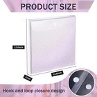 24 Pcs 12x12 Top Loading Plastic Scrapbook Paper Organizer  Clear