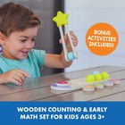 Educational Insights Count   Match Abacus 20 Beads preschool Counting W tweezers