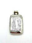 Beautiful  Antique Sterling Silver Perfume Scent Flask Bottle The Thomae Co 