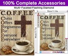 Coffee Diamond Art Kits For Adults  Christian Diamond Art Painting Kits For Adu 