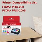 Cli-65 Ink 8-color Set With Chip Replacement For Canon Pixma Pro-200 Ink
