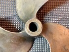 Vintage Columbian 3 Blade Brass Propeller D10p-7l