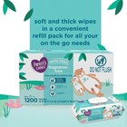New Parent s Choice Fragrance Free Baby Wipes 12 Flip-top Packs 1200 Total Wipes
