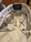 Hurley Flexfit Plaid Fitted Hat Cream Blue Black Stretch Baseball Hat