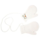 Hermes Baby Gloves Unused Adada Cashmere 100  Blanc Ange Soft Mittens White 