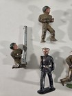 Vintage Barclay    Dime Store Lead Metal Wwii Toy Soldiers Figures Lot Of 10