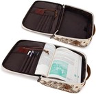 Bible Covers For Women Men With Leather Bookmark Carrying Book Case Church Bag O