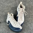 Air Jordan 12 Retro French Blue White Leather Basketball Shoes Women s 8