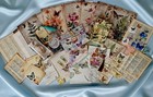 Butterfly Nature Ephemera Kit 60  Pcs  Junk Journal Supplies Scrapbooking Paper