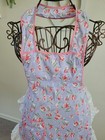 Vintage Women s Full Sz Apron Cotton Ties In Back Sweet 