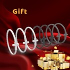 7pcs Silicone Jesus Cross Bracelets Adjustable Christian Wristbands 3 Colors