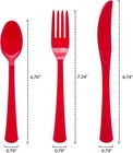 Extra Heavy Duty Hard Plastic Cutlery Combo Pack And Full