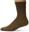  Unisex Ms Anti-fatigue Thick Padded Over The Calf Sock  Coyote Brown  Medium 