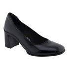 Aerosoles Casta Black Patent Leather Block Heel Pumps Women s Size 8m