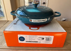 Le Creuset Signature Enameled Cast Iron Braiser 3 5 Qt   11 75 In Deep Teal New