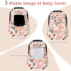 Car Seat Cover Baby  Winter Carseat Cover For Newborn  Infant Car Seat Cover Wit