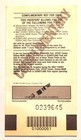 Walt Disney World  One Day Passport  Complimentary Ticket 1989