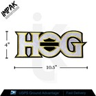 Harley Davidson H o g  Icon Patch Owners Group Hog Sew Iron On Embroidery Patch