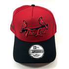 New Era Stl Cardinals Exclusive  the Lou  Red 9forty A-frame Snapback Hat Cap