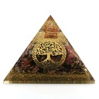 Rhodonite Orgone Pyramid 75mm Emf And 5g Energy Protection And Healing