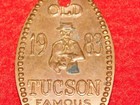 Vintage Old 1983 Tucson Famous Movie Location Souvenir Elongated Penny
