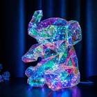 Led Light Up 16 5  Tall Elephant Rainbow Glow Holographic Lamp Valentine s Gift