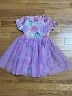 Nwot Little Girls Purple Disney  Princess Dress Size Xs 4 5 
