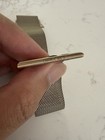 Apple Watch Band Stainless Steel Milanese Loop  46mm  fits 44mm 45mm   Gold  M l
