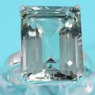 Tiffany   Co Sparkler Large Green Amethyst Sterling Silver 925 Cocktail Ring