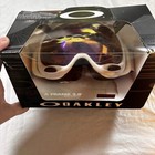 Oakley A-frame White Snowboard Ski Goggles Adult Read Description 2014