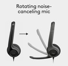 Logitech - H390 - Usb Headset With Noise Cancelling Microphone - Black