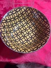Vintage Topaz Shippo Design Rice Bowls Black  Set Of 4 Made In Japan