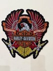 Harley - Davidson Eagle Large Iron On Patch Motorcycle Jacket Embroidered