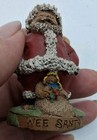Vtg 1980 s Tom Clark Gnome Figurine Santa    wee Santa  33 With Tag Read Look 2 t