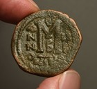 B16-74 Byzantine   Heraclius 610-641ad   Ae Follis   Nicomedia Mint  Year 3