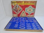 Vintage Kenner Super Spirograph Set Original Box Instructions Incomplete Parts