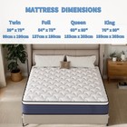 8 10 12 14 Inch Gel Infused Memory Foam Twin Full Queen King Mattress In A Box