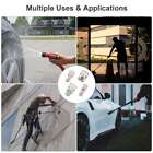 5000psi Pressure Washer Quick Connect Fitting Stainless Steel 3 8  Hose Adapter