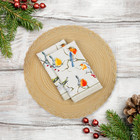 Winter Birds Napkins  18  18 Inch Vintage Dinner Cloth Napkins Set Of 4  Washable