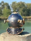 Us Navy Mark V Vintage Antique Style Brass Deep Sea Scuba Divers Diving Helmet