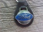 Ford Large Blue Oval Leather Key Fob Vintage Nos Custom-made Hi-quality Rare