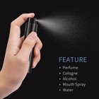 Putmhim 3pcs 8ml Cologne Travel Bottle  Perfume Atomizer  Refillable Black 