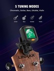 Lt-1 Guitar Tuner  Clip On Tuner For Guitar Bass Ukulele Violin Viola Banjo M   