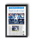 2025 Toronto Blue Jays Alcs Champions  touch    em All  George   Framed Newspaper
