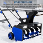 20  Corded Electric Snow Blower Brushless Motor 20  Width 10  Depth 23ft Throw